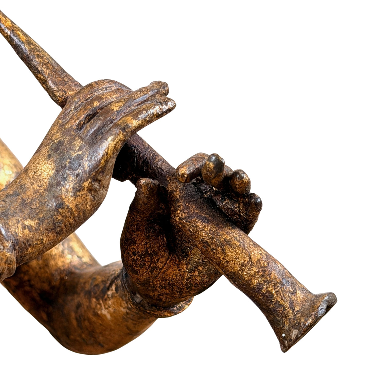 Detail van kapsel en haarornament