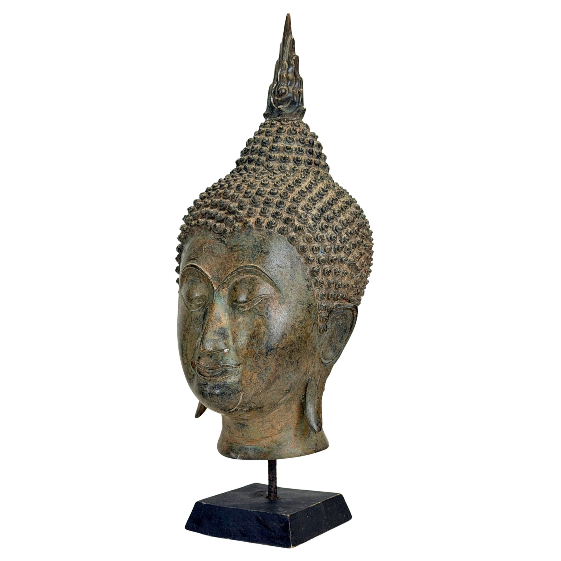 Thais Boeddhahoofd met Rattanakosin stijl en Ayutthaya invloeden
