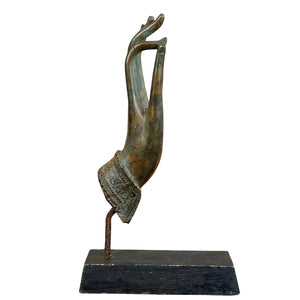 Thaise bronzen Boeddha-hand, vitarka