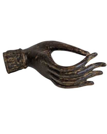 Bronzen Boeddha hand Zuidoost Aziatische traditie