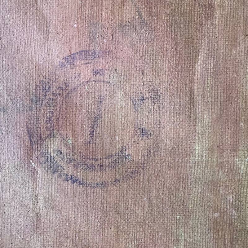 Boeddhistische thangka op doek gebruikt in rituele context