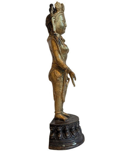 Tibetaans Avalokiteshvara beeld gebruikt voor boeddhistische devotie