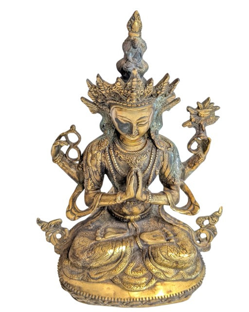 Tibetaans design brons Avalokiteshvara beeld hoogwaardige kwaliteit