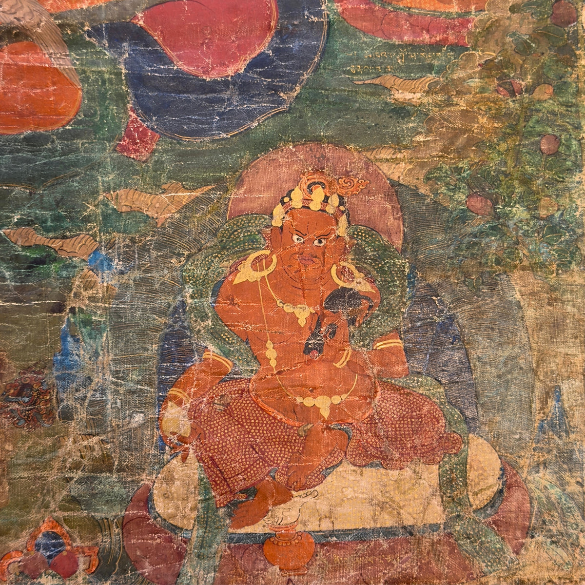 15e-eeuwse Tibetaanse Sakya lineage-thangka met Nairātmyā – opname 15