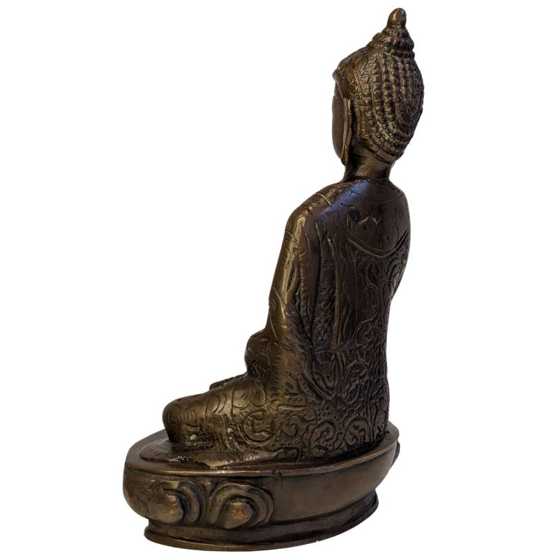 Traditioneel boeddhabeeld van brons