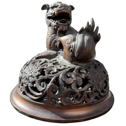 Traditionele Chinese bronzen wierookbrander
