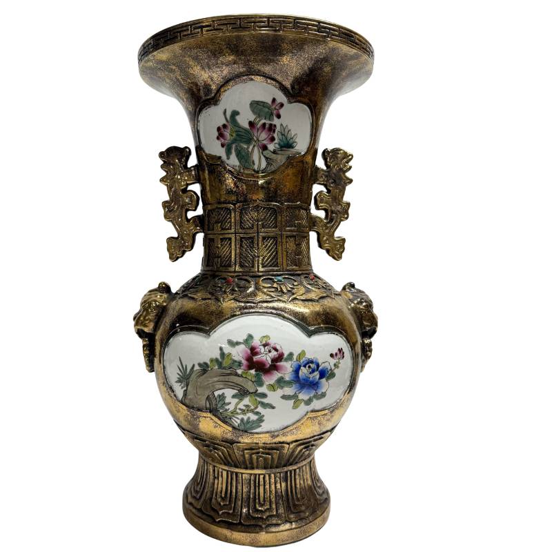 vaas bodem stempel metaal afwerking detail