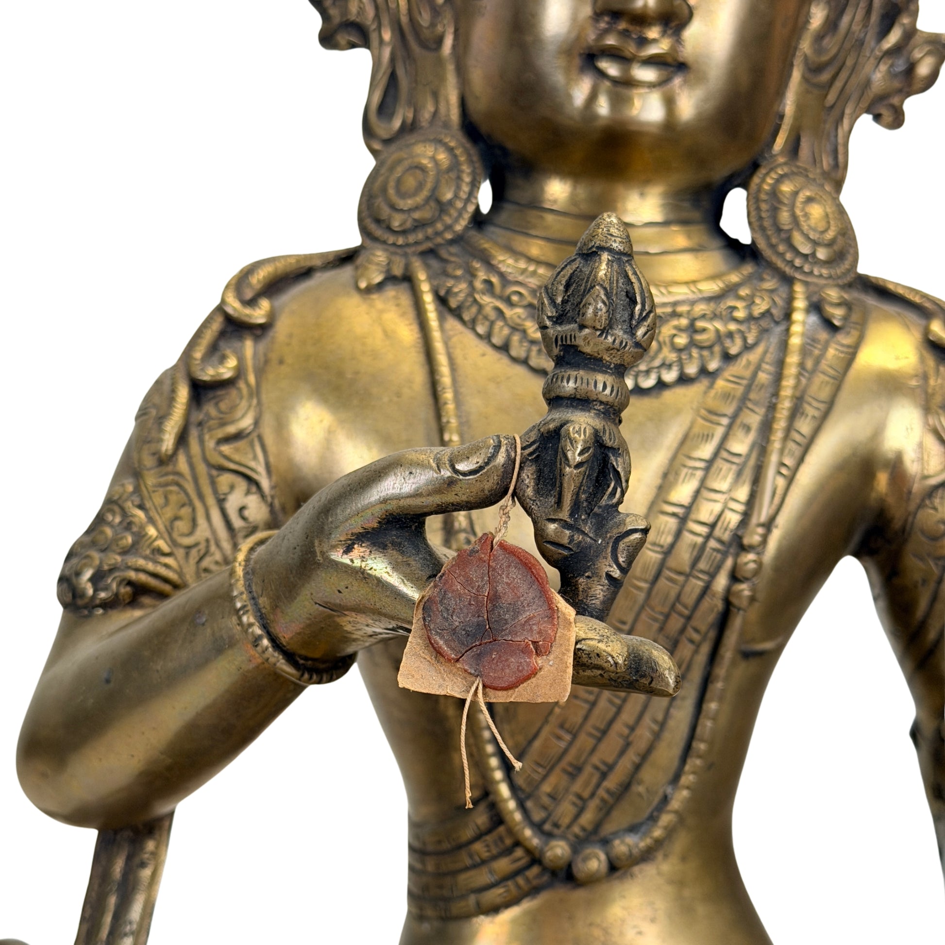 Grote Tibetaanse Vajrasattva van 40,5 cm hoog en 5,4 kg