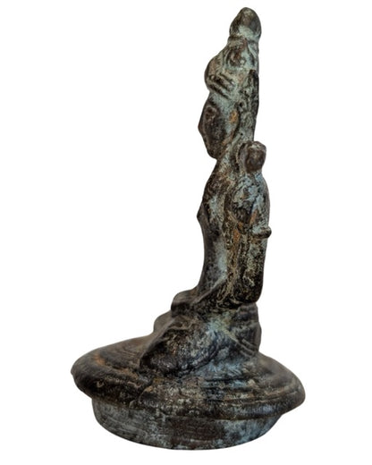 Hindoe Vishnu beeldje van brons voor verzameling