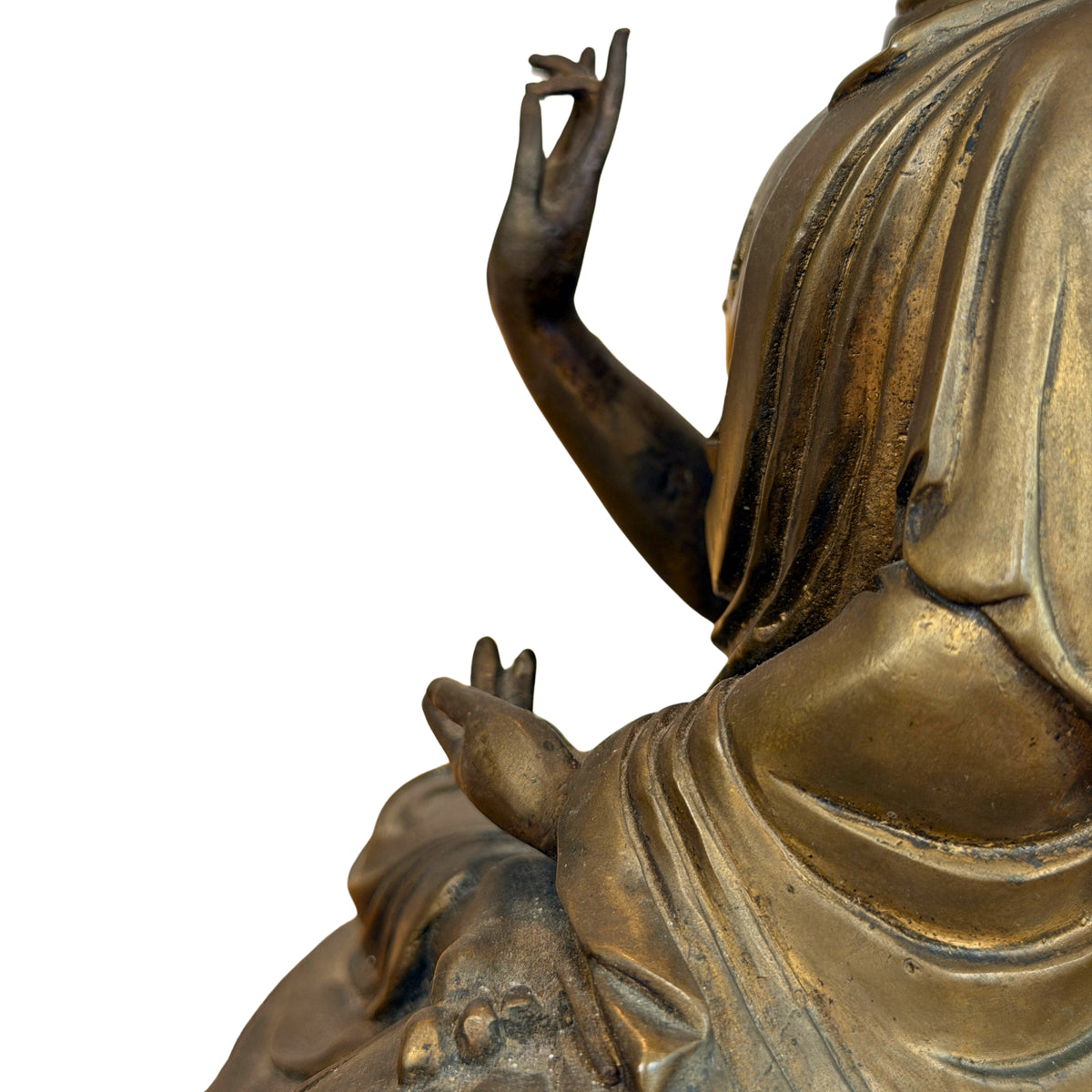 Schoot, arm en handen, detail