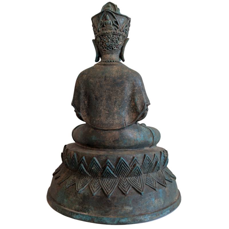 Zuidoost-Aziatisch Avalokiteshvara beeld van brons