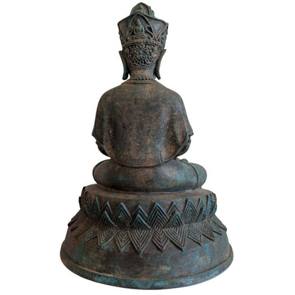Zuidoost-Aziatisch Avalokiteshvara beeld van brons