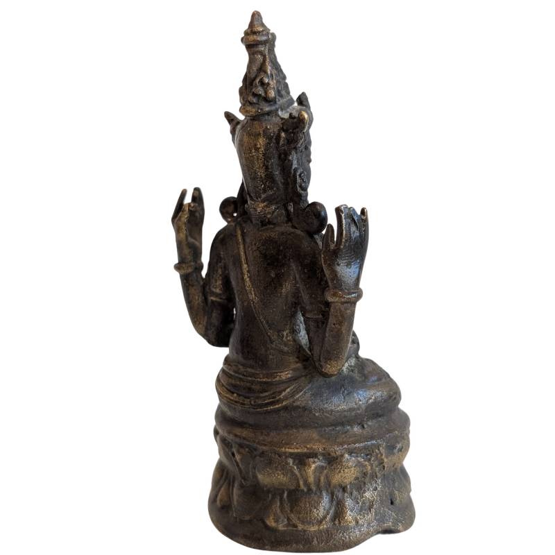 Zuidoost-Aziatisch Lokeshvara reisbeeld in brons